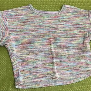 Anthropologie Saturday Sunday Top Aphra Space
Dye Short Sleeve Gray Size S